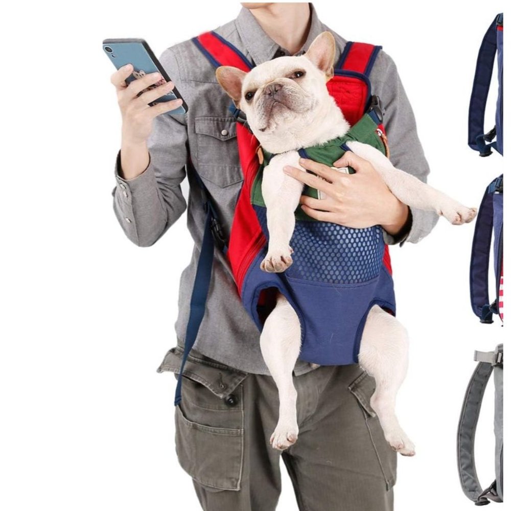 Doglemi Dog Carrier Backpack Front Facing Airline Approved. Multicolored